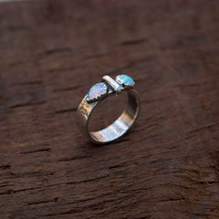 outlander inspired opal engagement ring
