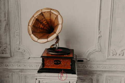 gammel grammofon