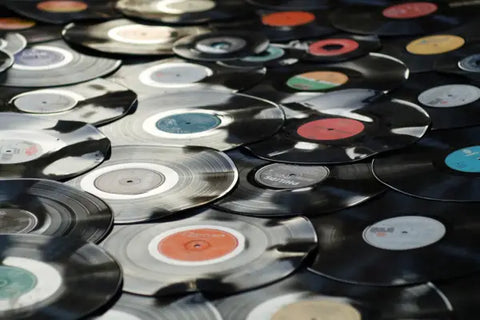 billede vinyl disk