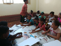 SEP Jordan impact activities: reading classes in Jerash camp