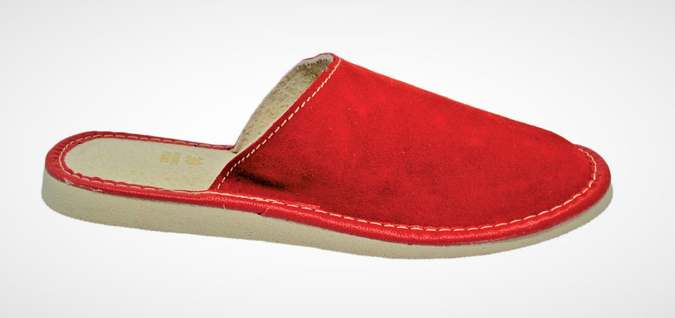 suede leather slippers