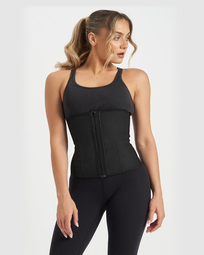 Buy Core Trainer Black 9 Flexi Steel Boned Aggressive Waist Trainer – Core  Trainer Australia