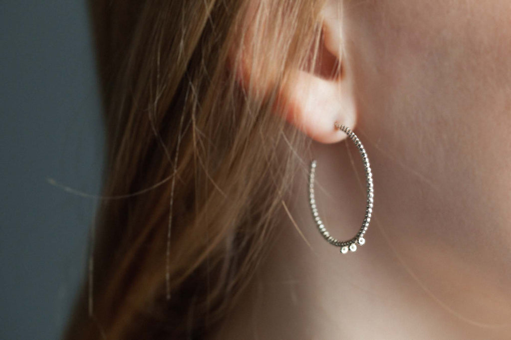 Catherine Hills Jewellery Bubble Hoop earrings