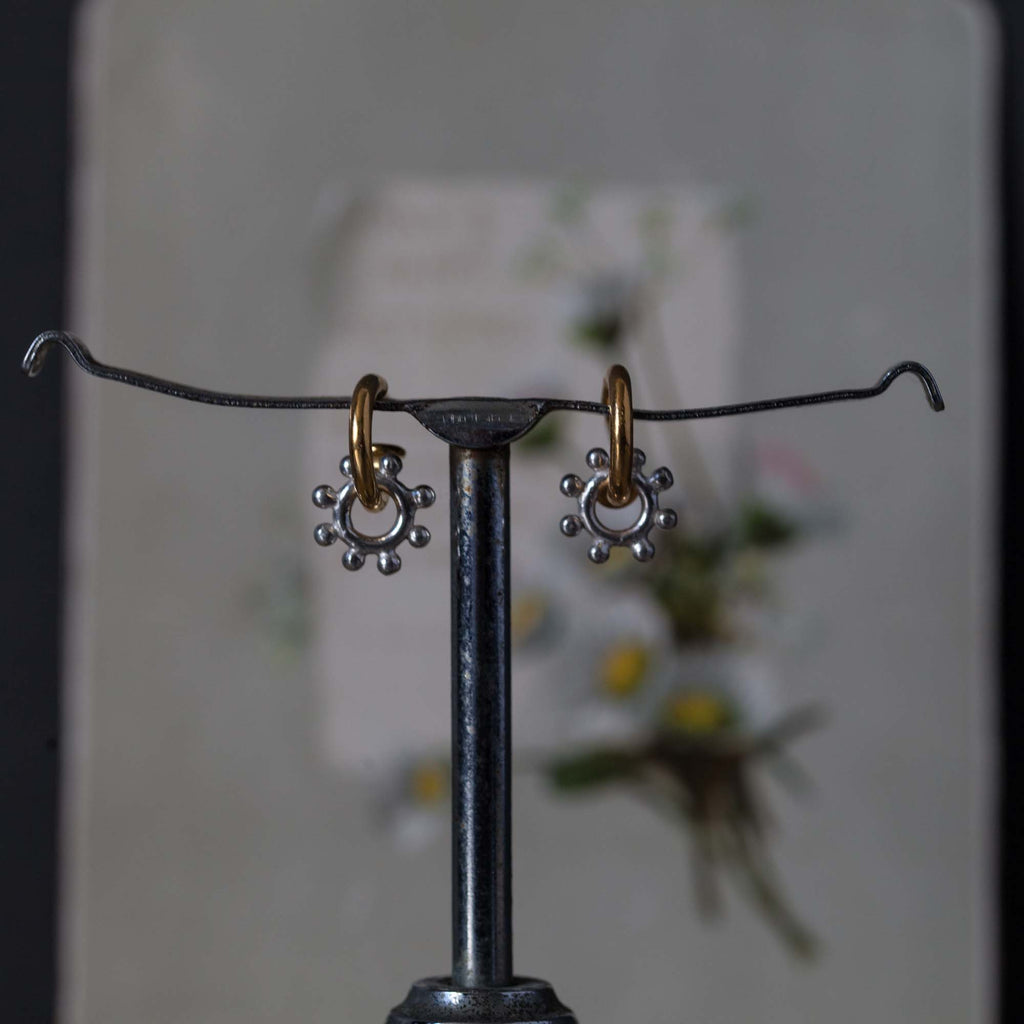 Catherine Hills Jewellery Daisy Hoop earrings