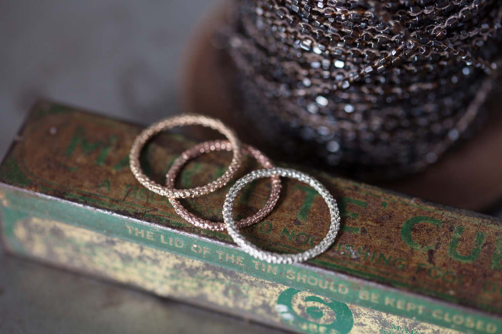 Catherine Hills Jewellery Bobble Mini Stacking rings