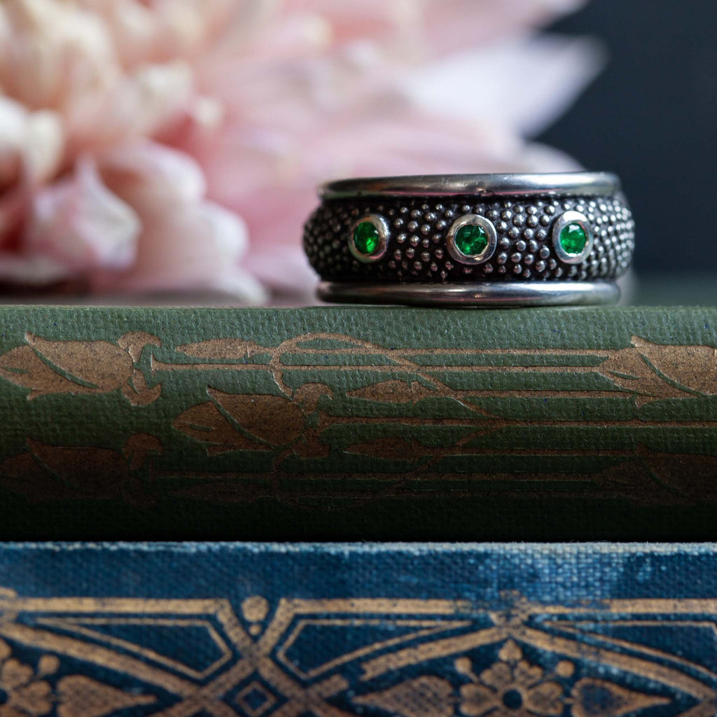 Catherine Hills Jewellery Commissions - emerald ring