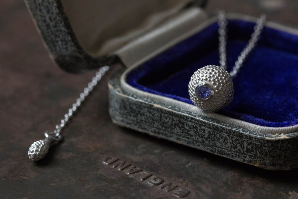 Catherine Hills Jewellery, birthstone pendant, December's birthstone Tanzanite