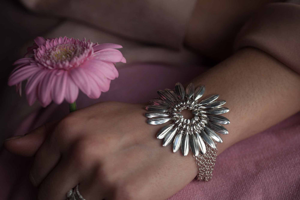 Catherine Hills Jewellery Gerbera bracelet