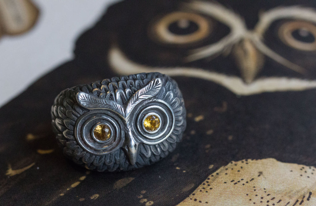 Catherine Hills Jewellery, Owl ring