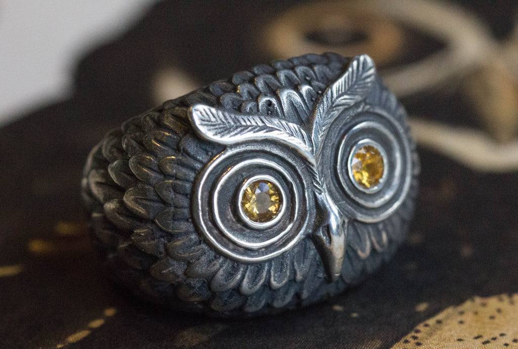 Catherine Hills Jewellery, Owl ring