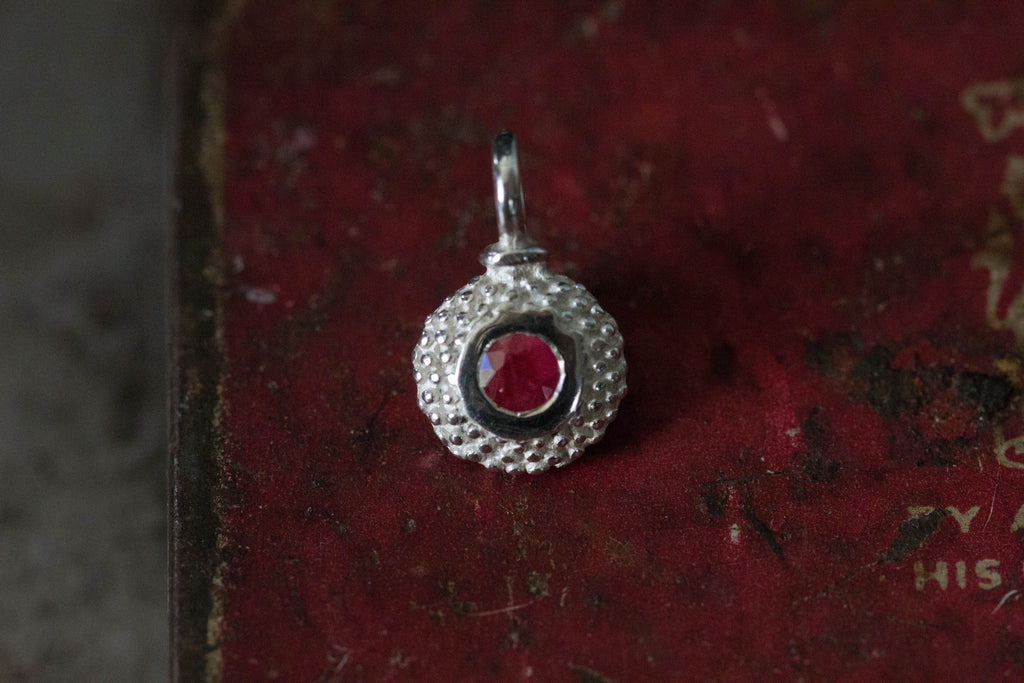 Catherine Hills Jewellery, birthstone, July's charm Ruby