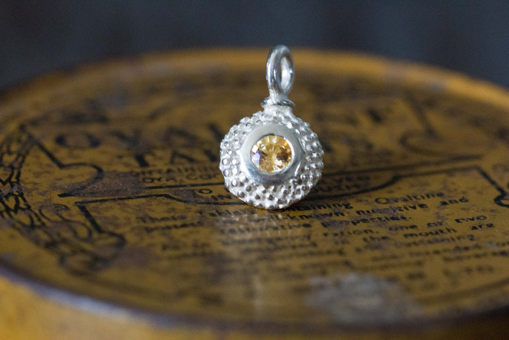 Catherine Hills Jewellery, birthstone, November's charm Yellow Topaz