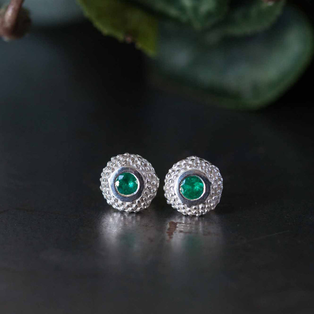 Catherine Hills Jewellery: Emerald studs