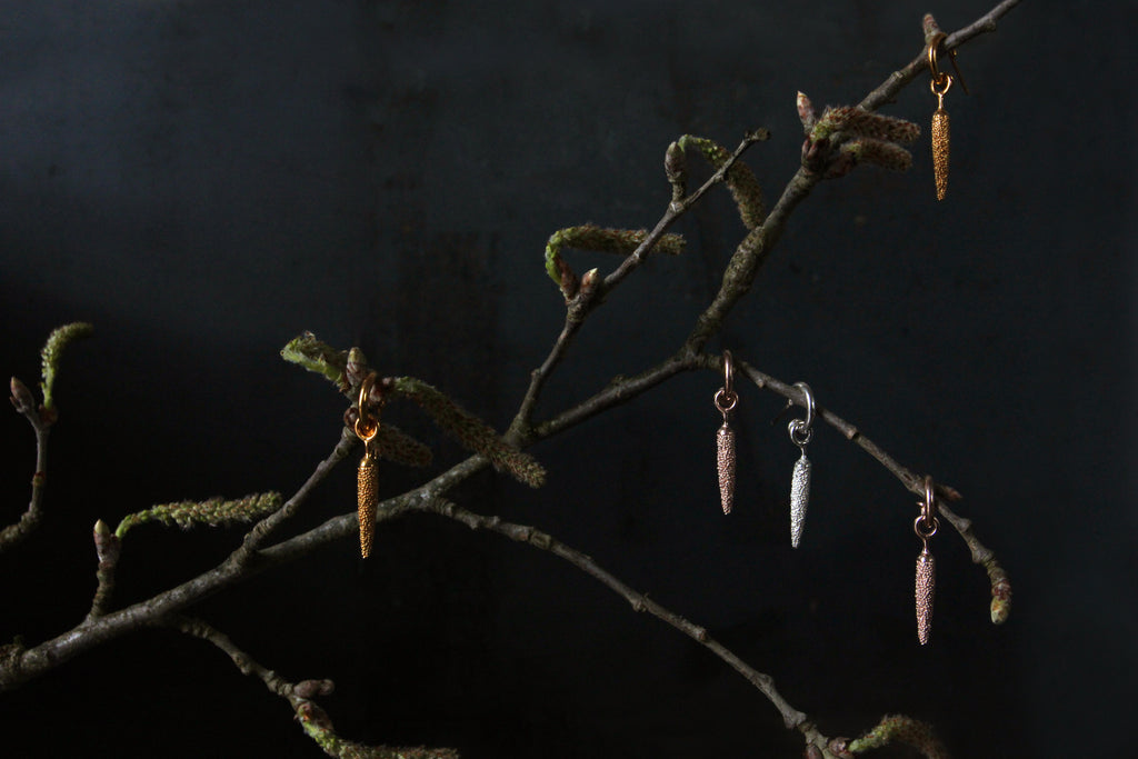 Catheirne Hills Jewellery, Catkin drop earrings