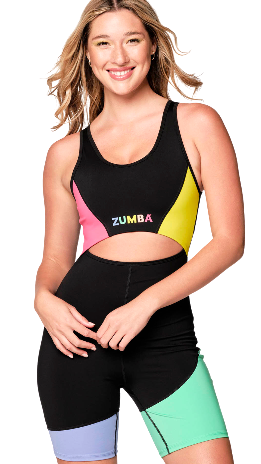 Zumba X Crayola Dance In Color Reversible Bra - Have a Scoop of Fun!  Z1T000383