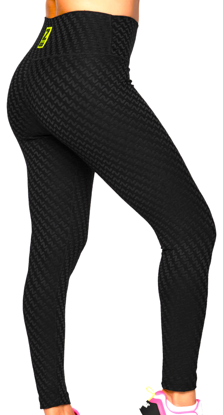 Zumba All Day High Waisted Ankle Leggings - Bold Black Z1B000267