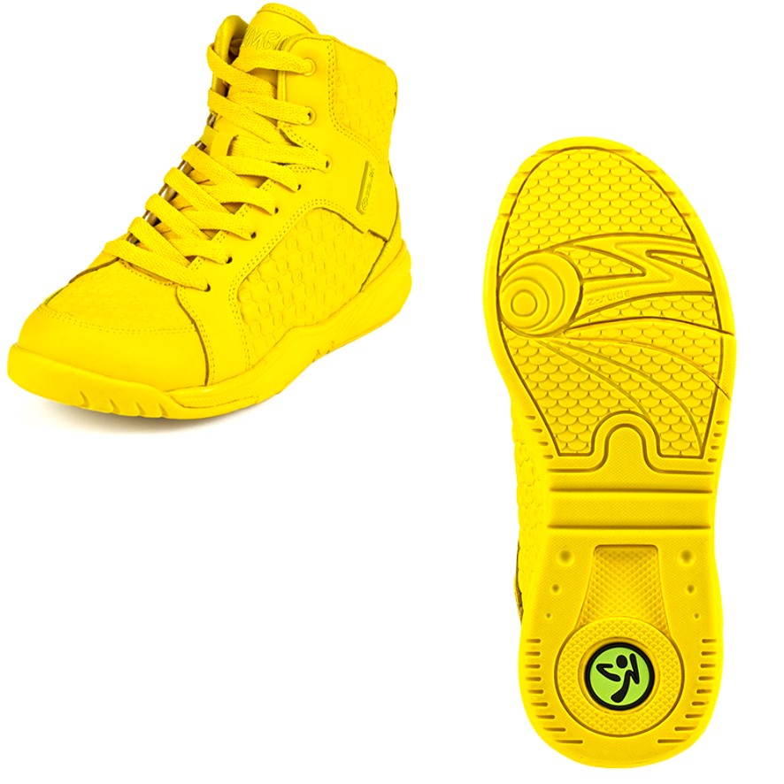 yellow zumba shoes