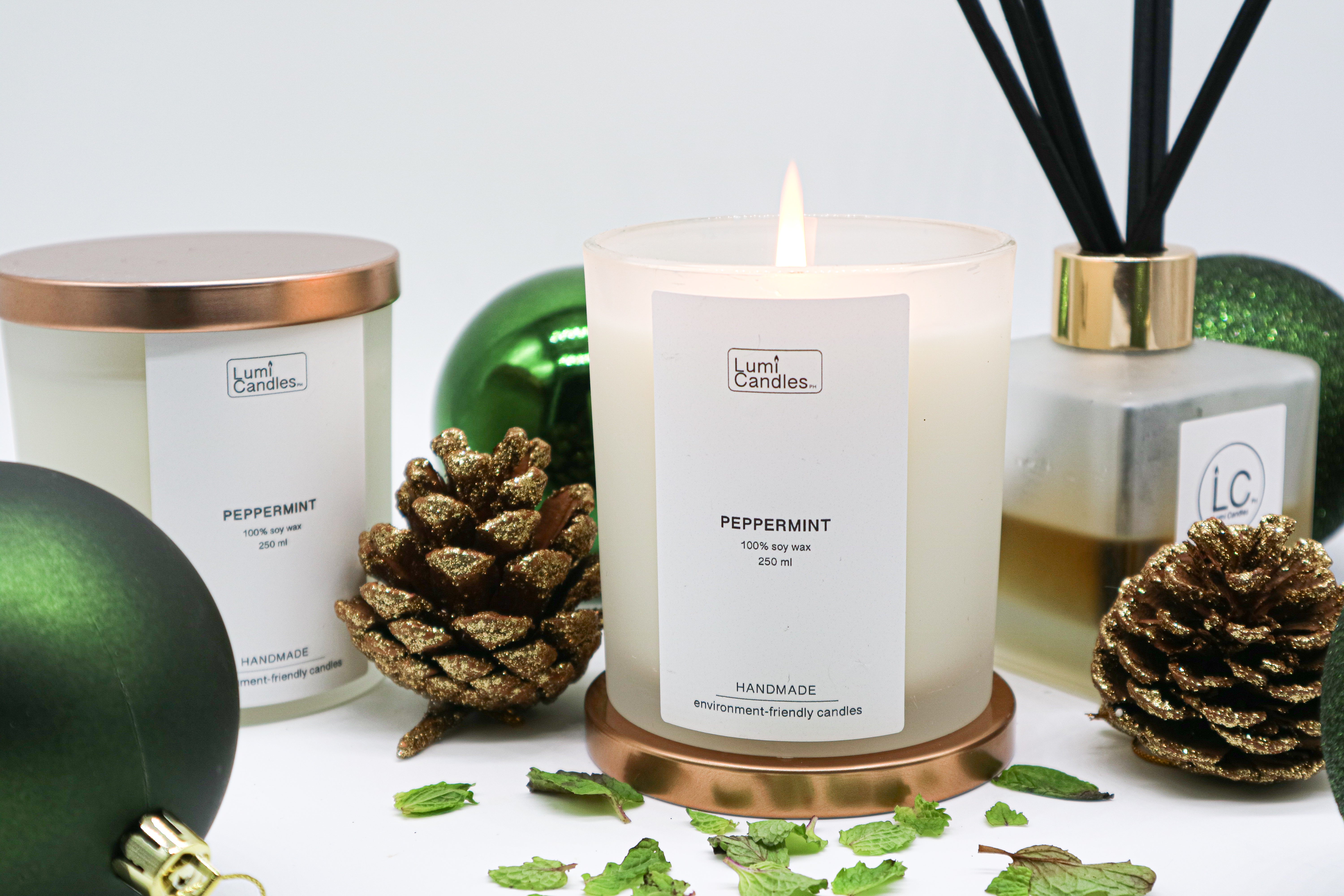 A Peppermint Scent Lumi Candle