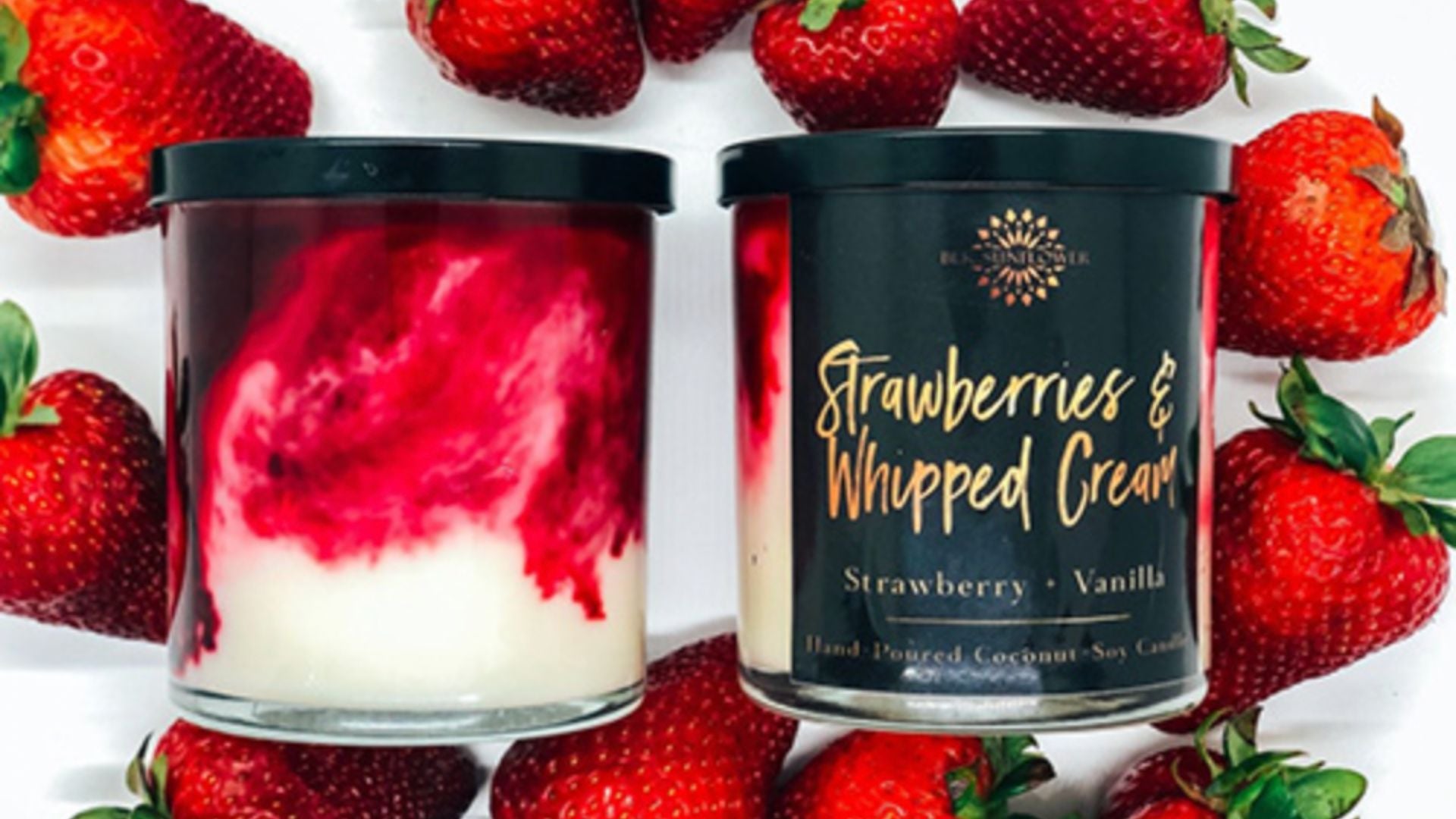 Strawberries & Cream Scented Candle