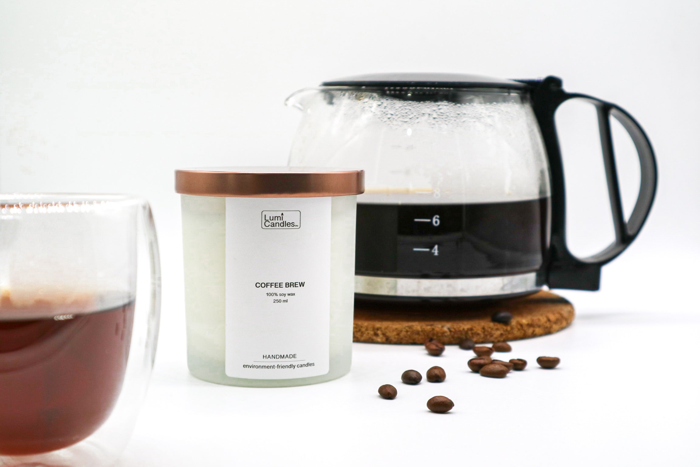 Coffee Brew Scented Soy Candle