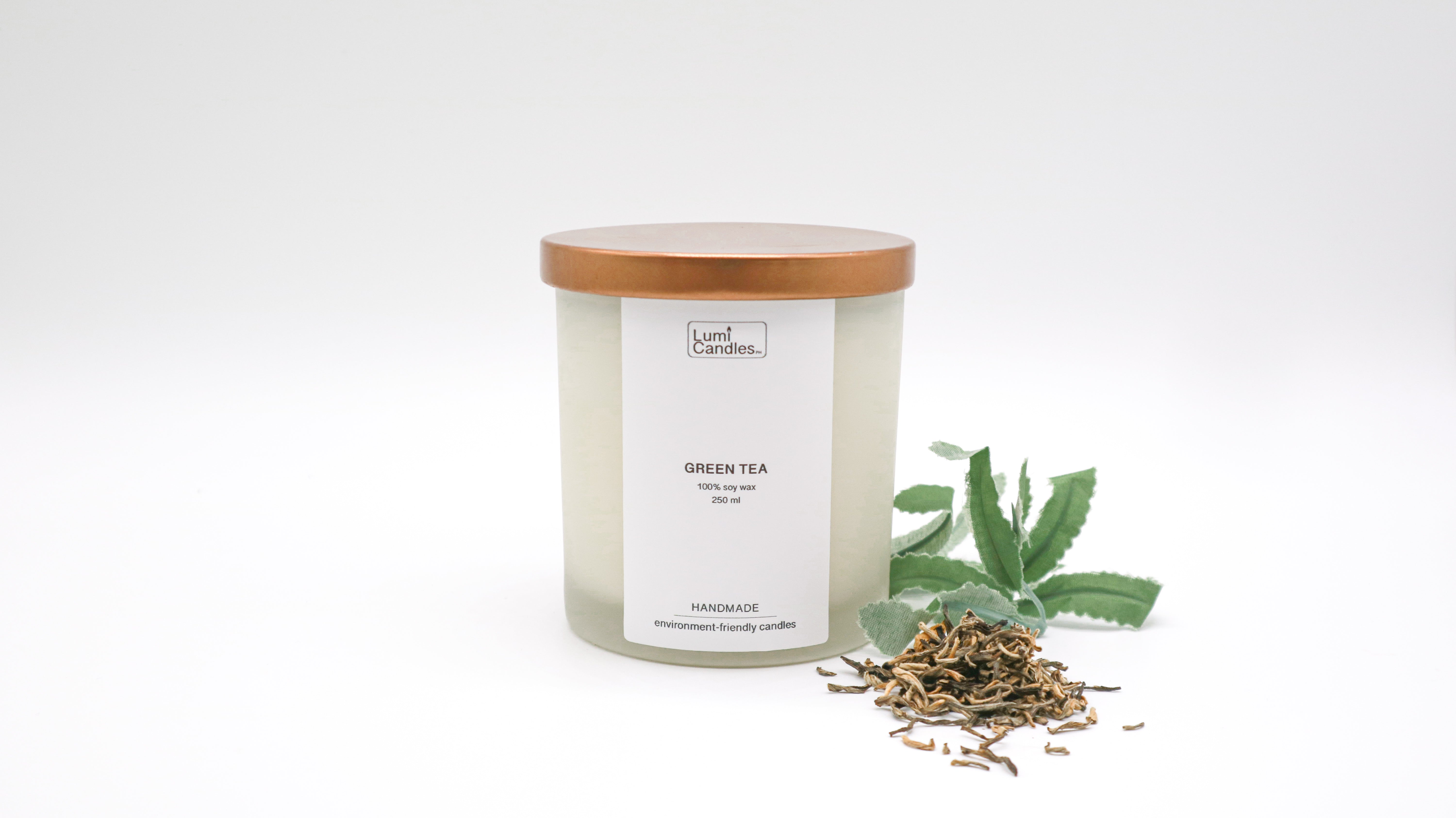 Green Tea Scented Soy Candle