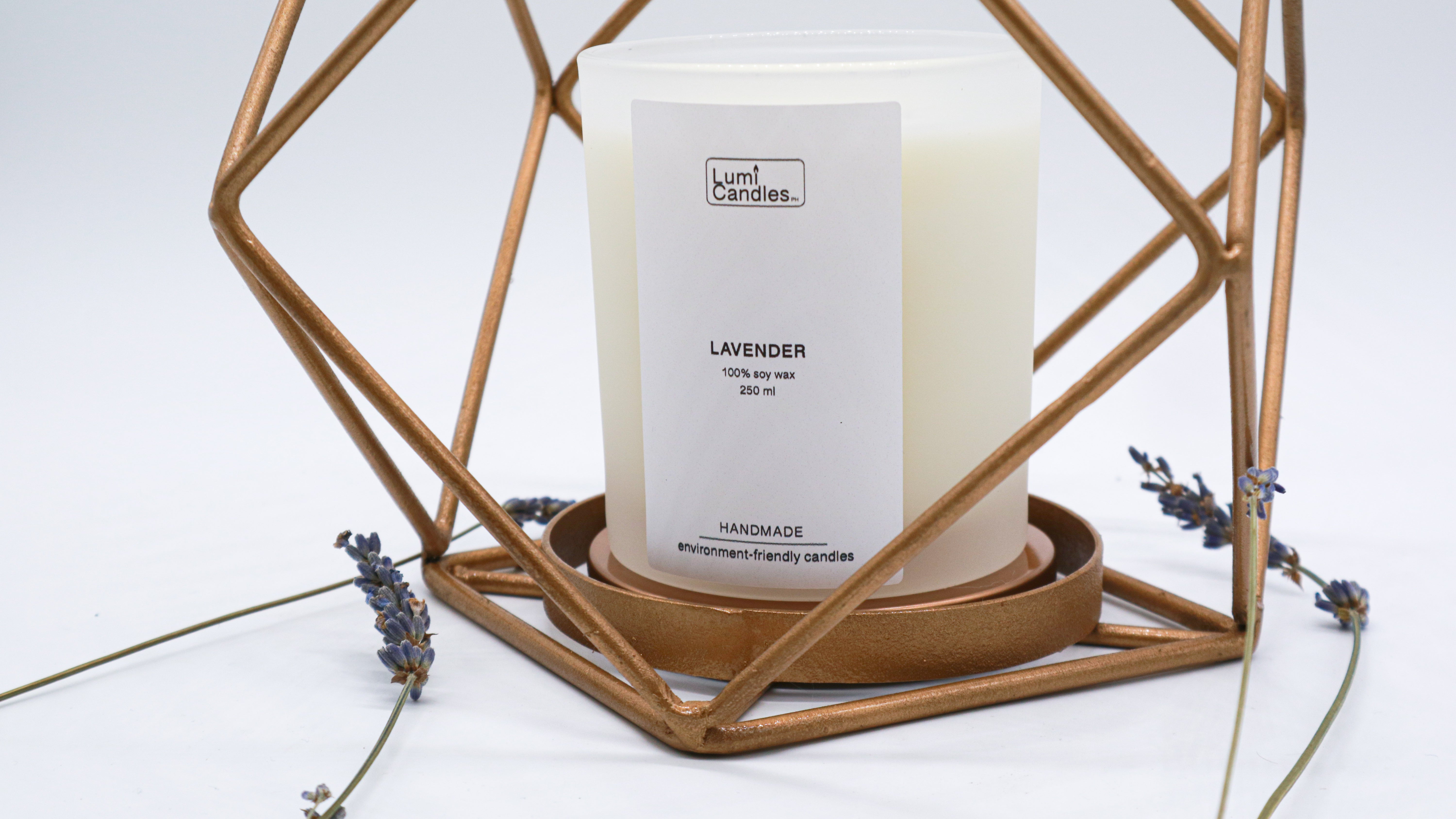 LUMI lavender scented soy candle