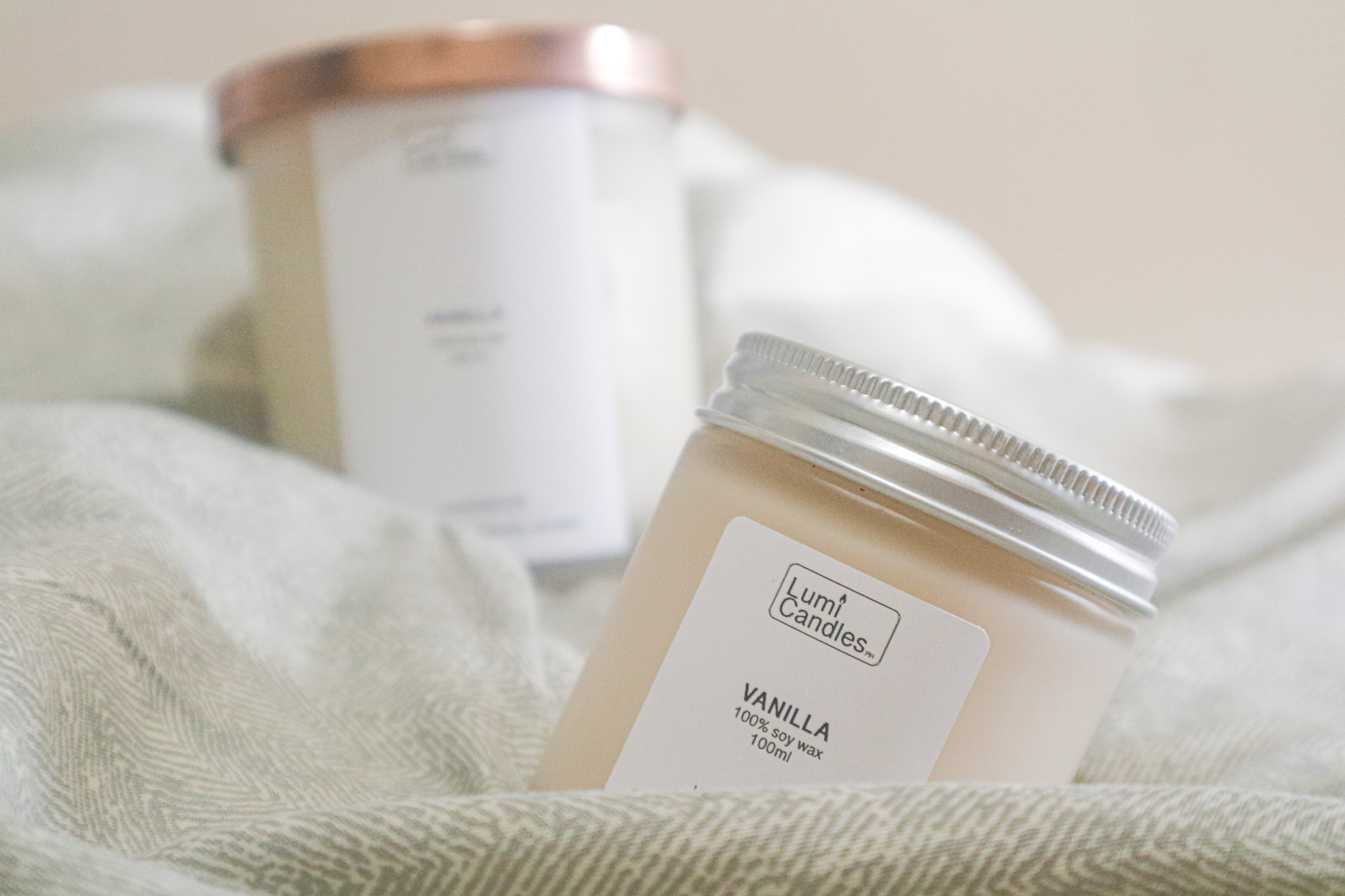 LUMI Vanilla 100ml scented soy candle