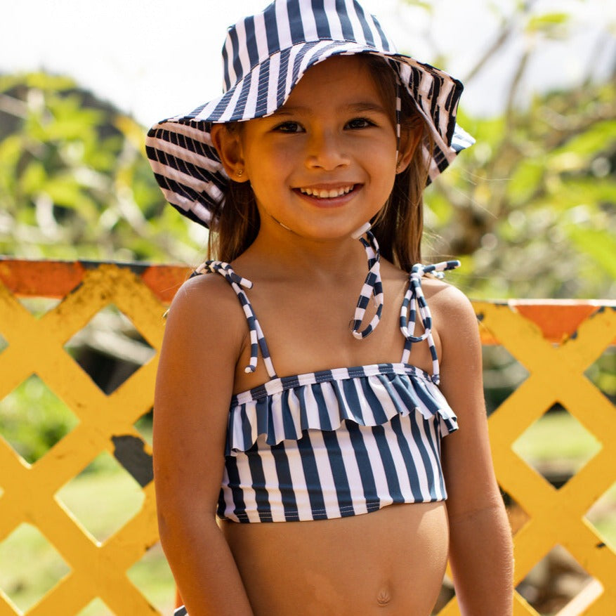 Hawaiian Kids Swimwear  The Hamptons - Girls Ruffle Bikini UPF 50+ – Kenny  Flowers