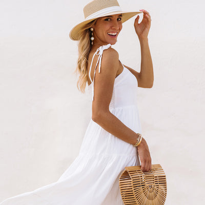 The Jetset - Resort Dress by Kenny Flowers | The Perfect White Maxi