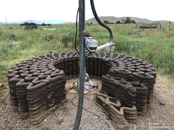 The 3D Potter Continuous Flow High Volume Pump used outdoors in Colorado.