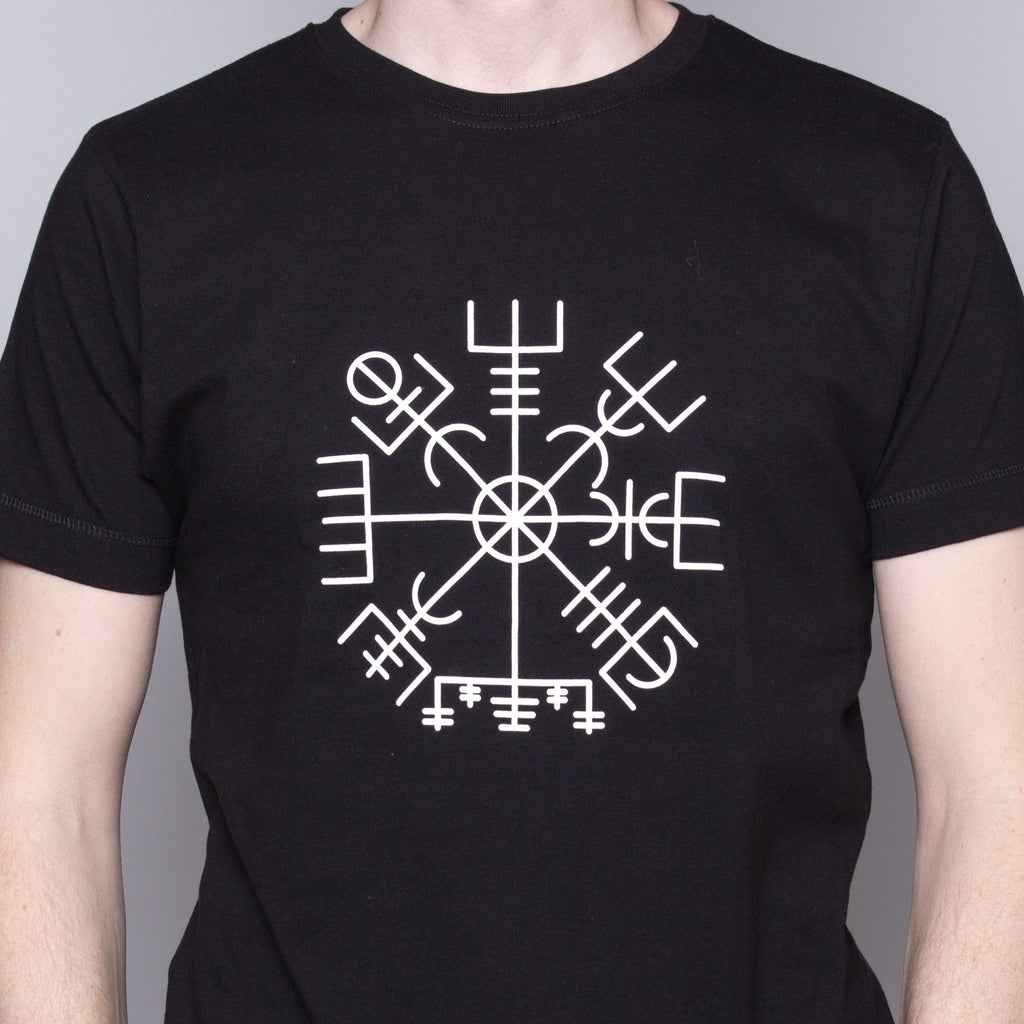 Rune (wayfinder rune) - T-Shirt - Black | Idontspeakicelandic