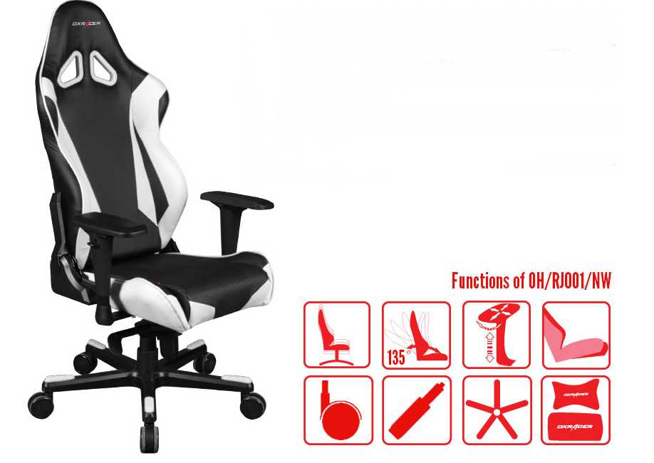 DXRACER Racing Series OH/RV131/N Gaming Chair