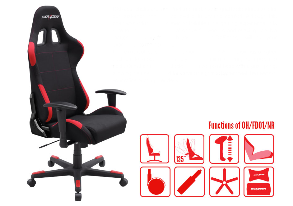 Chairs Chair Gaming Champs OH/FD01/NR Formula | Series DXRACER