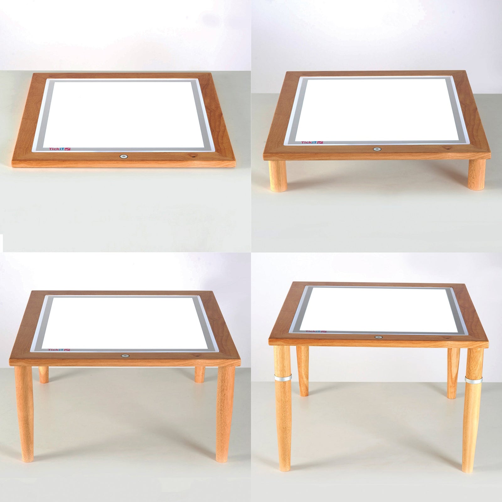 wood light table top light table