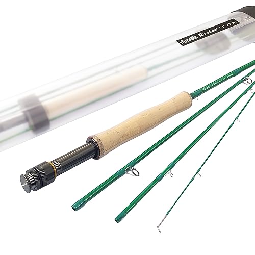 PLUSINNO Fly Fishing Rod and Reel Combo, 4 Piece Lightweight Ultra