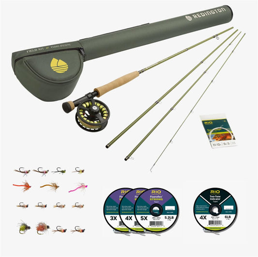 PLUSINNO Fly Fishing Rod and Reel Combo, 4 Piece Lightweight Ultra