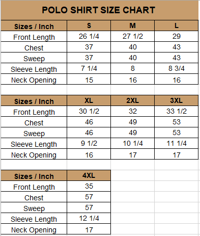 Size Chart – Gray Horse Basics