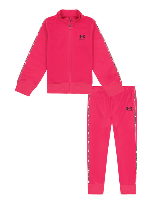 Under Armour Toddler Girls Piping Zip-Up Jacket and Joggers Track Set