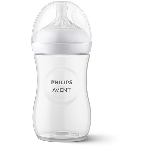 Avent - 1pk Natural Baby Bottle with Natural Response Nipple, Clear, 4oz