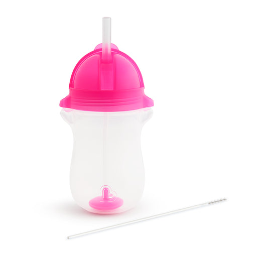 Munchkin C’est Silicone! Training Cup with Straw, 4oz, Coral