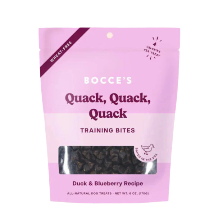 Bocce's Bakery Dog Puppy Training Bites Quack Quack Quack 3oz