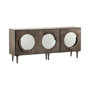 Wood and Mirror Sideboard - Extravagance Design & Home Furnishings