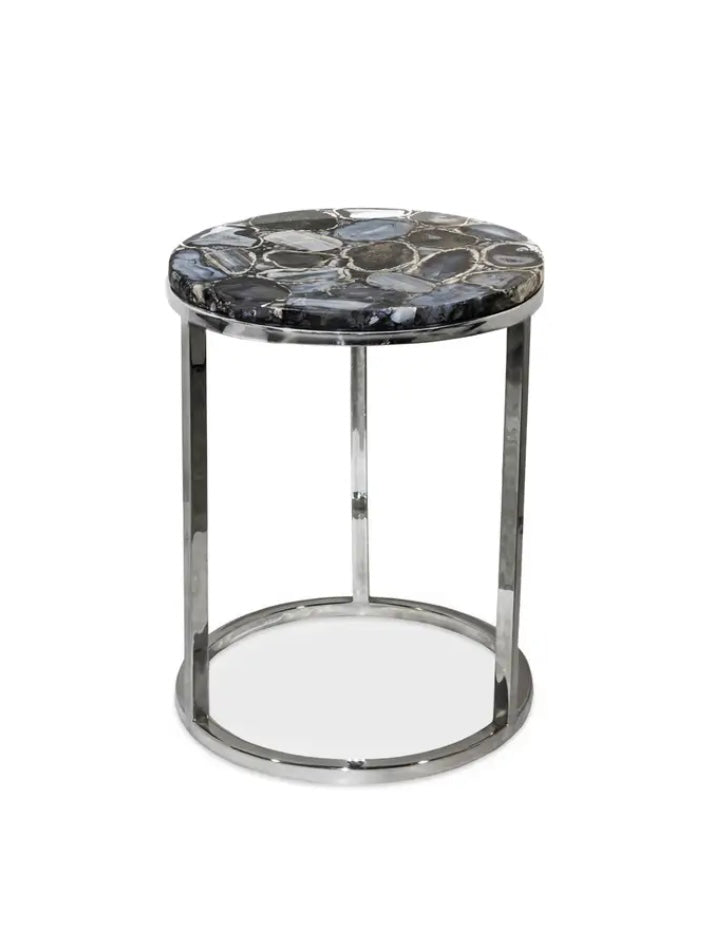 Blue/Grey Agate Side Table