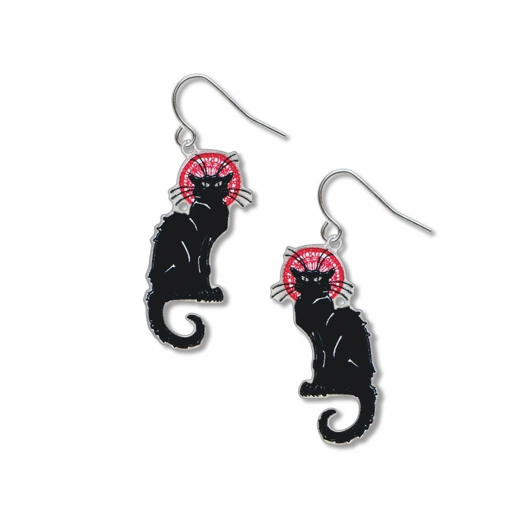 Le Chat Noir Earrings The Museum Garden Shop At Newfields