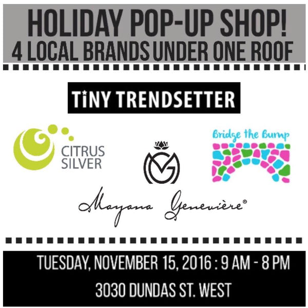 Bridge the Bump at 3030 Dundas Pop-Up Shop