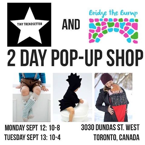 Bridge the Bump Pop-Up Shop with Tiny Trensetters