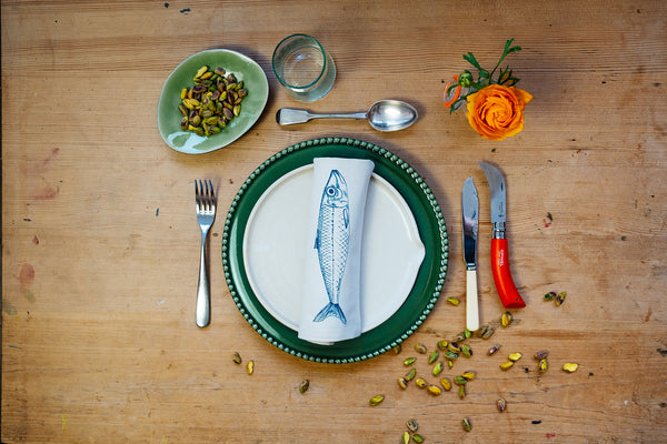 Fish Napkin Table Place Setting