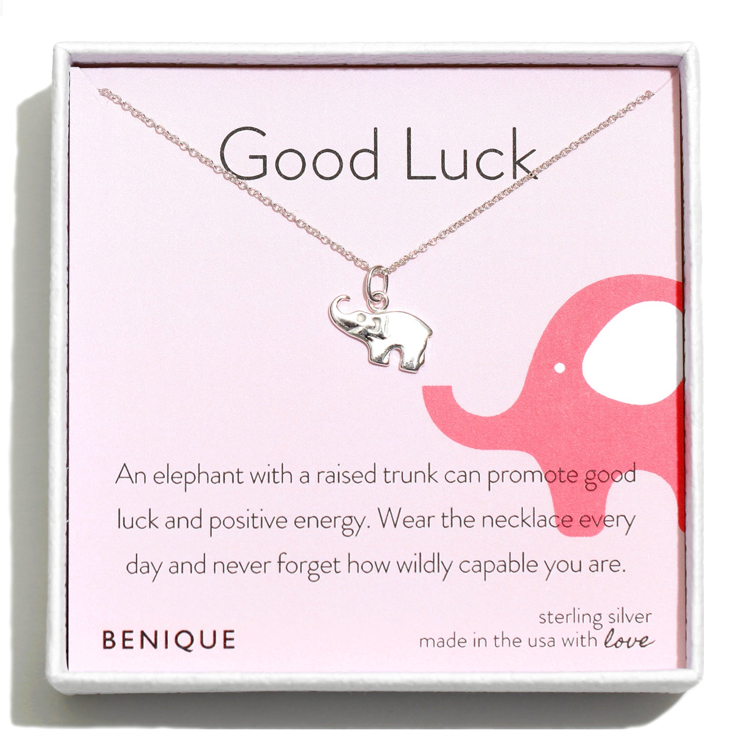 Good Luck Elephant Necklace