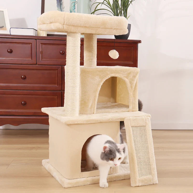H86-89cm Cat Tree House Condo