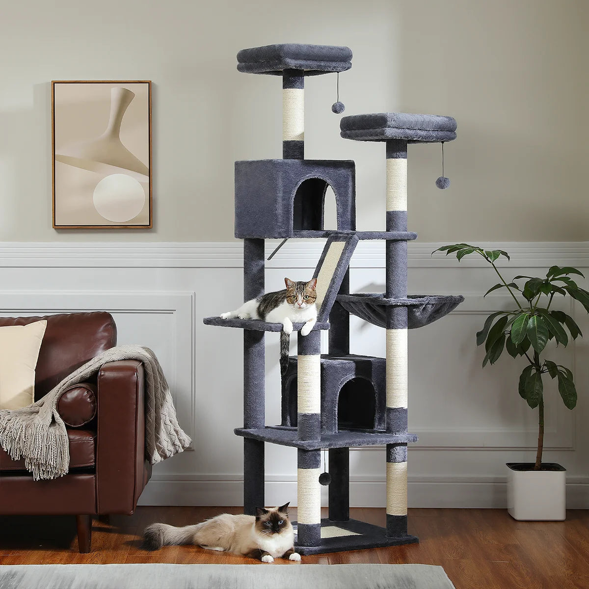 H180CM Large Multi-Level Cat Tree
